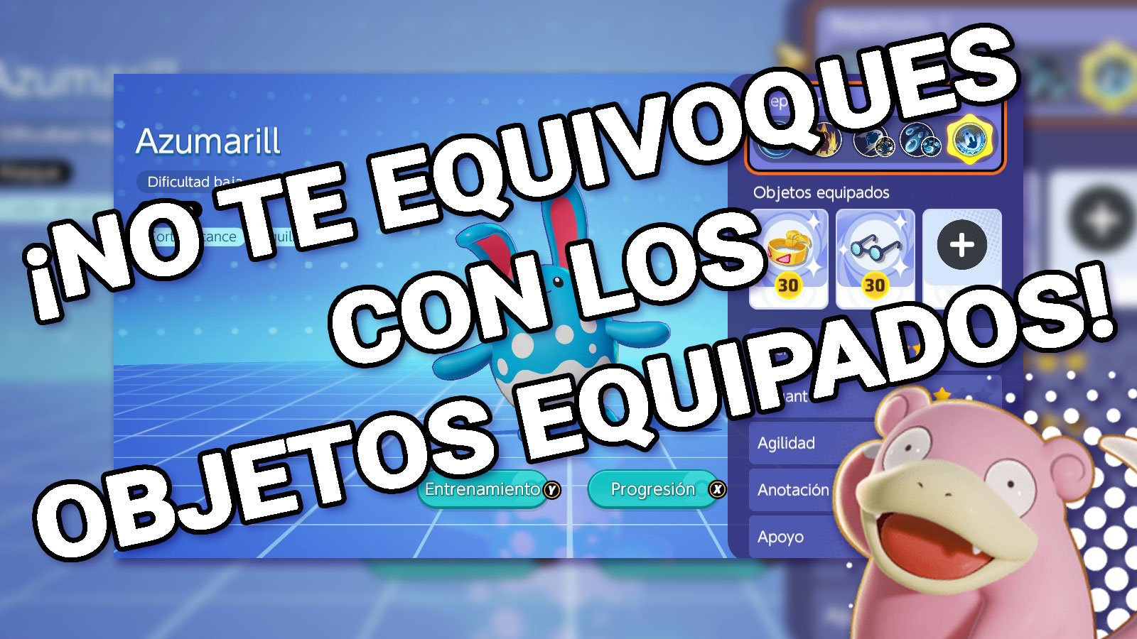 mejores objetos equipados pokemon unite