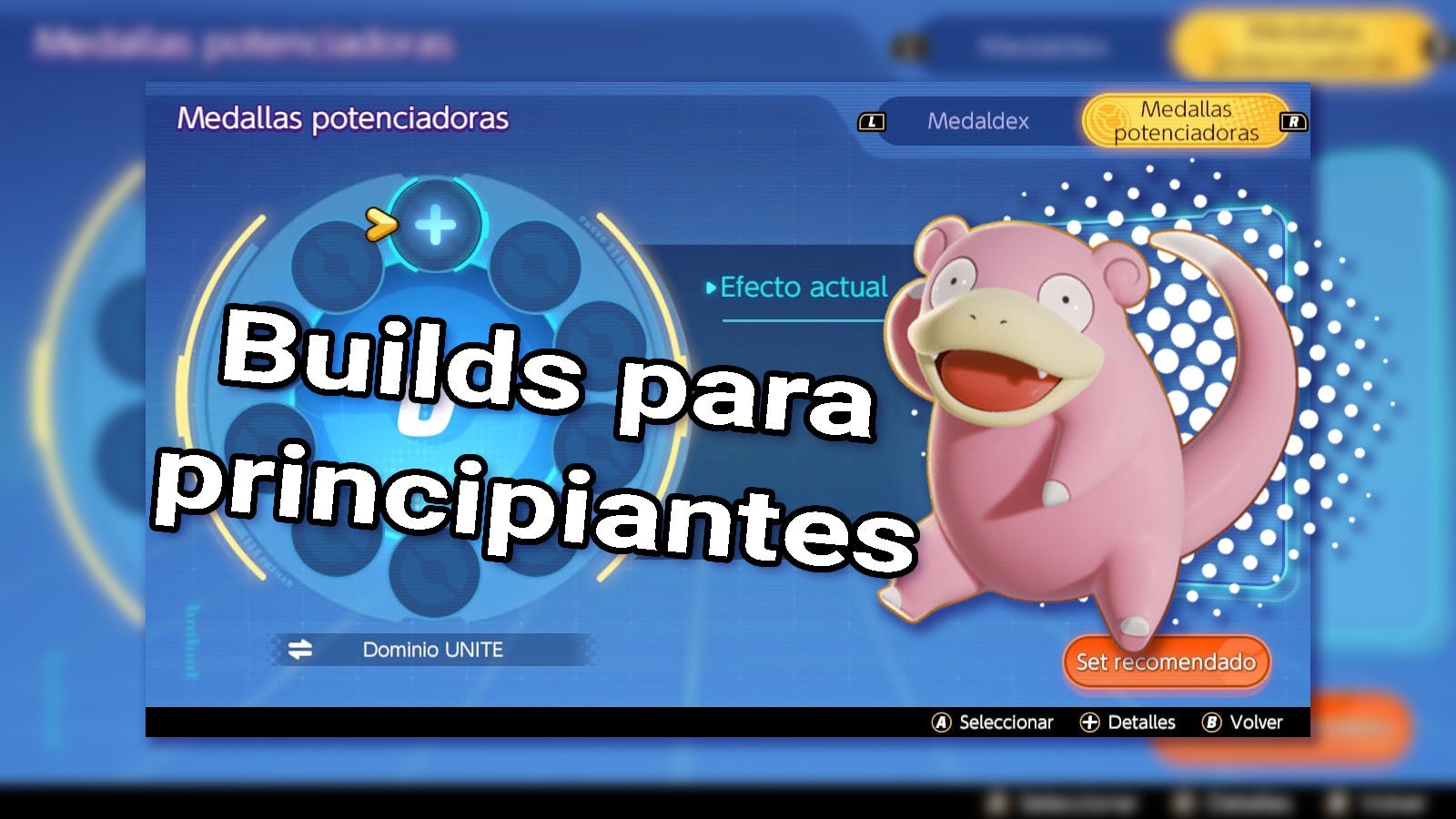 medallas potenciadoras pokemon unite