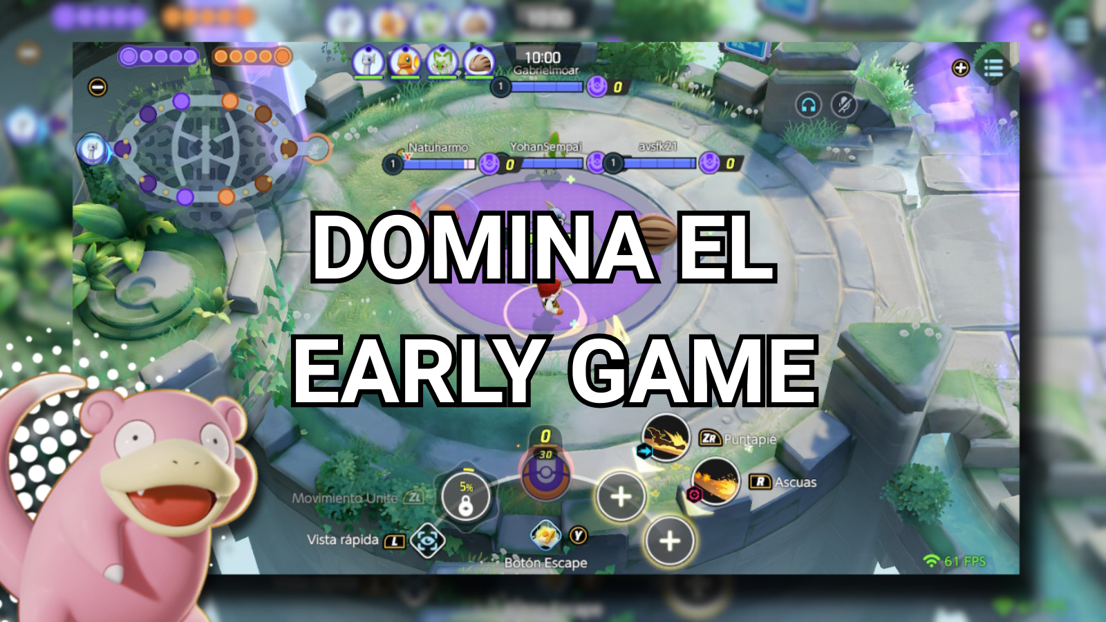 Early game Pokémon UNITE