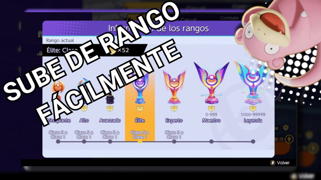 Rangos Pokémon Unite