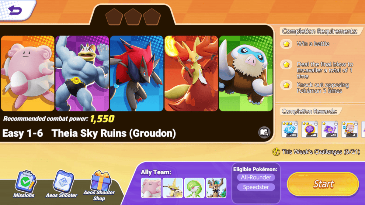 Solo Mode Combat Power