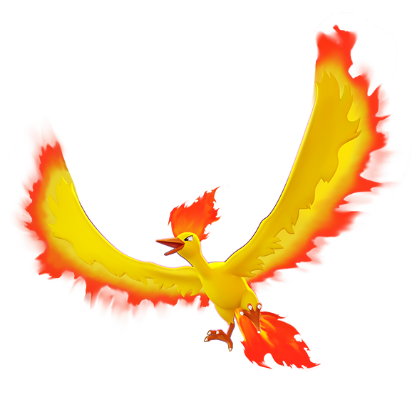 Moltres Pokémon UNITE Render