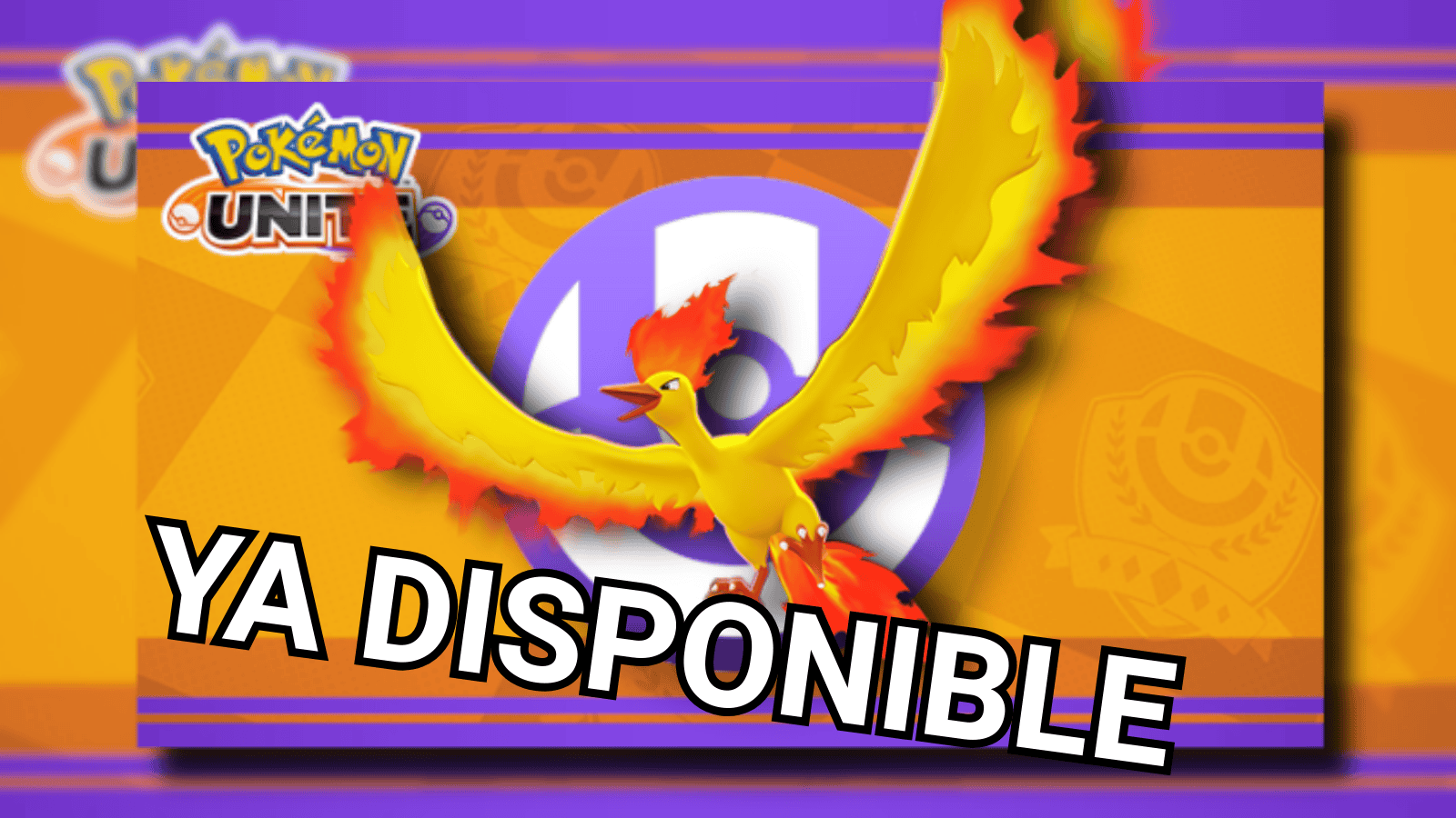 Moltres en Pokémon UNITE