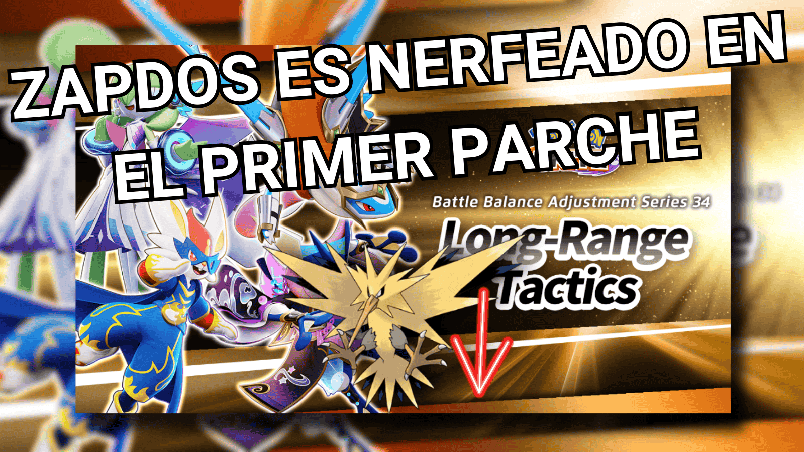 Parche Pokémon UNITE marzo 2026